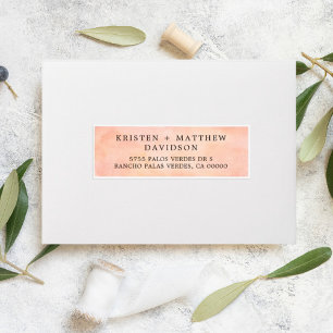 Sunset Mountain Bruiloft Gast Adresetiketten Sticker