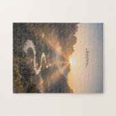 Sunset Mountain Puzzle christian Gift (Horizontal)
