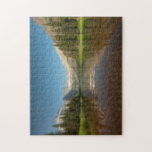 Sunset Mountain Reflection | Nationaal park Glacie Legpuzzel (Verticaal)