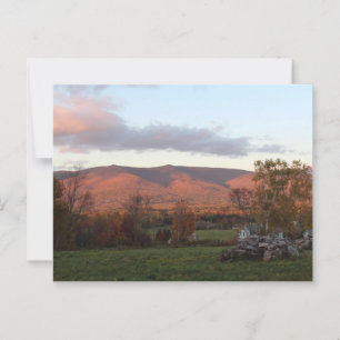 Sunset Mountain Scenery puzzel Briefkaart