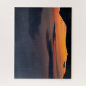 Sunset Mountain Silhouette Legpuzzel (Verticaal)