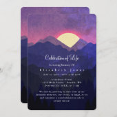 Sunset Mountains Celebration of Life Funeral (Voorkant / Achterkant)