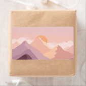 Sunset Mountains Etiket (Insitu)