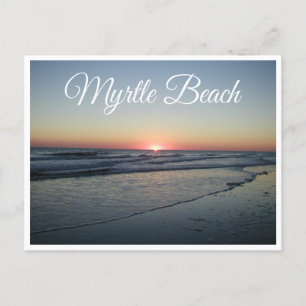 Sunset Myrtle Beach, South Carolina Briefkaart, VS Briefkaart