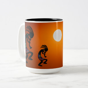 Sunset Native Amerikaanse Kokopelli Koffie Mok