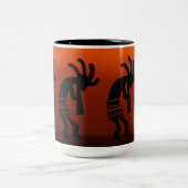 Sunset Native Amerikaanse Kokopelli Koffie Mok (Center)