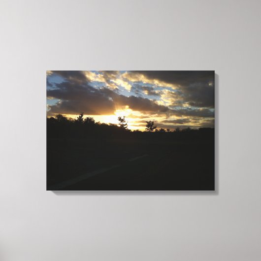 Sunset Nights Canvas Afdruk (Voorkant)