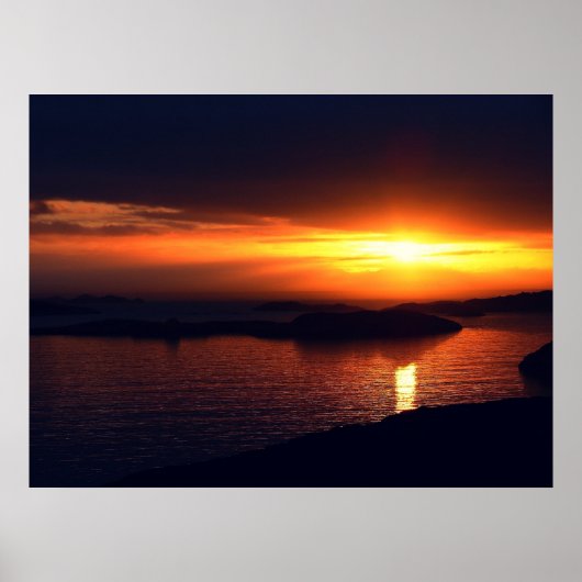 Sunset Norway 09 Poster (Voorkant)