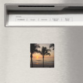 Sunset Ocean Beach Floride Photographie Magnet d'a (In Situ (Lave-vaisselle))