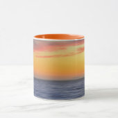 Sunset Ocean Belle plage Art Mug (Centre)