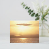 Sunset ocean briefkaart (Staand voorkant)
