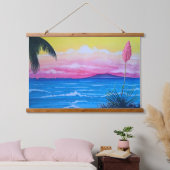 Sunset Ocean  Hangend Wandkleed (Slaapkamer)