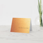 Sunset Ombre Gradiënt Eenvoudig Dank u Bedankkaart (Voorkant)