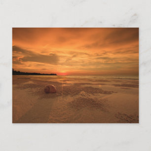 Sunset on a Thai Beach Briefkaart