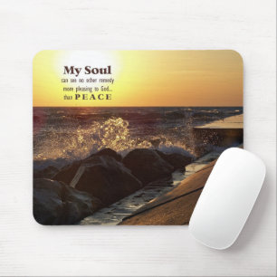 Sunset on Beach Rocks Quote Muismat