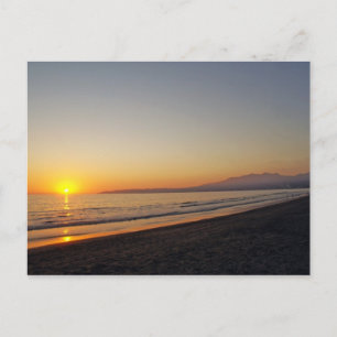 Sunset on Bucerias Beach, Mexico Briefkaart