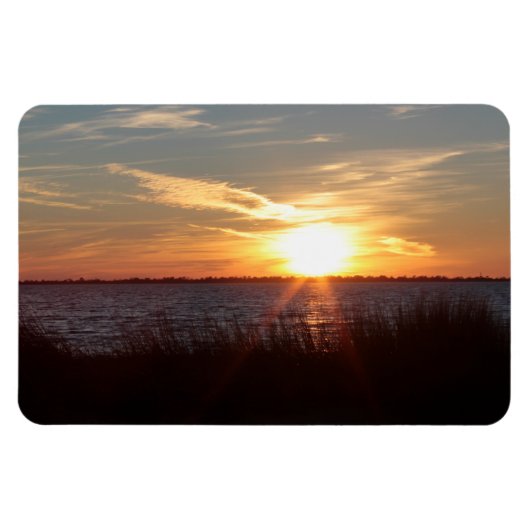 Sunset on Chincoteague Island. Magneet (Horizontaal)