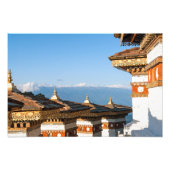 Sunset on Dochula Pass - Bhutan, Himalaya Foto Afdruk (Voorkant)