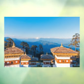 Sunset on Dochula Pass - Bhutan, Himalaya Raamsticker (Vel 3)