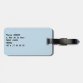 Sunset on Eiffel tower and Pont Rouelle - Paris Bagagelabel (Achterkant horizontaal)