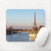 Sunset on Eiffel tower and Pont Rouelle - Paris Muismat (Met muis)