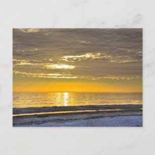 Sunset on Fort Myers Beach, Florida Briefkaart