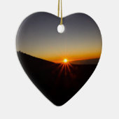 Sunset on Haleakala Volcano Keramisch Ornament (Rechts)
