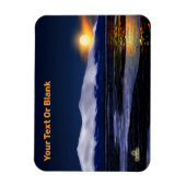 Sunset on Ice Magneet (Verticaal)