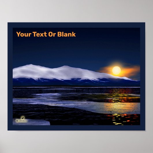 Sunset on Ice Poster (Voorkant)