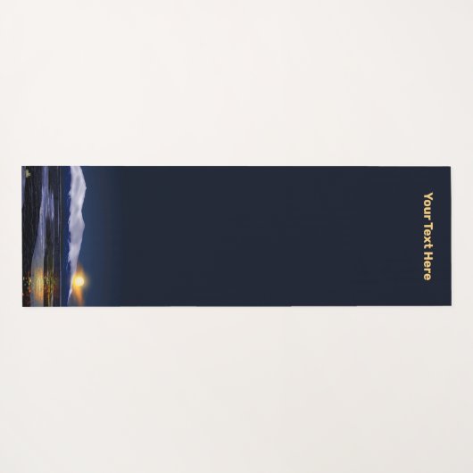 Sunset on Ice Yogamat (Achterkant (horizontaal))