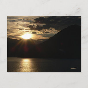Sunset on Inside Passage Briefkaart