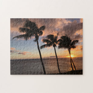Sunset on Kauai, Hawaii Legpuzzel