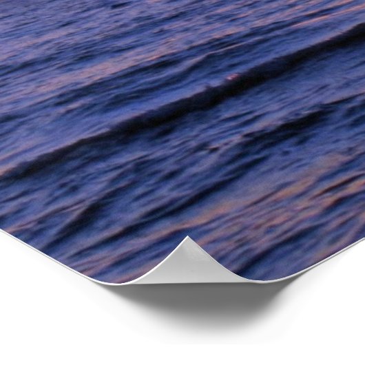 Sunset on Lake Michigan 2 Poster (Hoek)