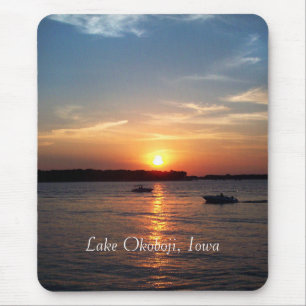 Sunset on Lake Okoboji, Iowa Muismat