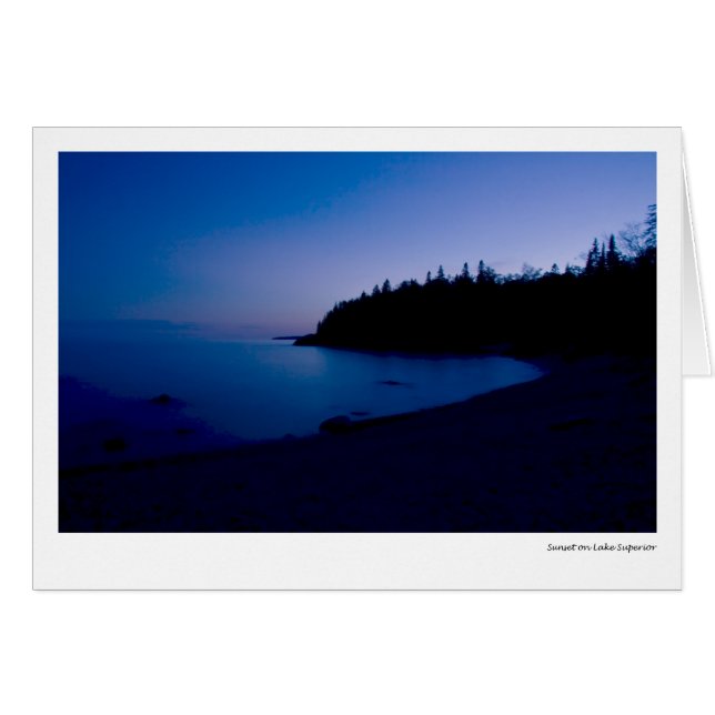 Sunset on Lake Superior (Voorkant Horizontaal)