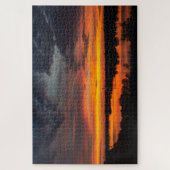 Sunset on Manistee Lake Legpuzzel (Verticaal)