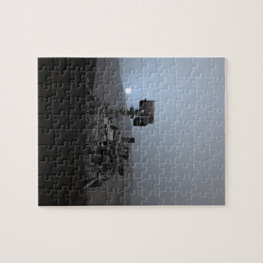Sunset on Mars Curiosity Rover Legpuzzel (Horizontaal)