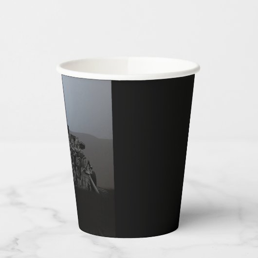 Sunset on Mars Curiosity Rover Papieren Bekers (Links)