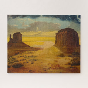 Sunset on Monument Valley, door Gary Poling Legpuzzel