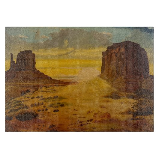 Sunset on Monument Valley, door Gary Poling Snijplank (Voorkant)