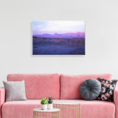 Sunset on Moon Valley - Chili Canvas Afdruk (Insitu (Woonkamer))