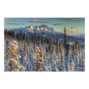 Sunset on Mount Fellows Perfect Poster
