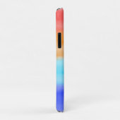 Sunset on oceaanwaterverf Abstracte kunst Ombre Case-Mate iPhone Case (Achterkant/rechts)