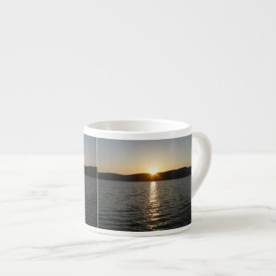 Sunset on Onota Lake: Horizontaal Espresso Kop