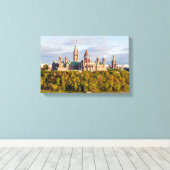 Sunset on Parliament Hill - Ottawa Canvas Afdruk (Insitu (Houten vloer))
