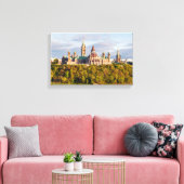 Sunset on Parliament Hill - Ottawa Canvas Afdruk (Insitu (Woonkamer))