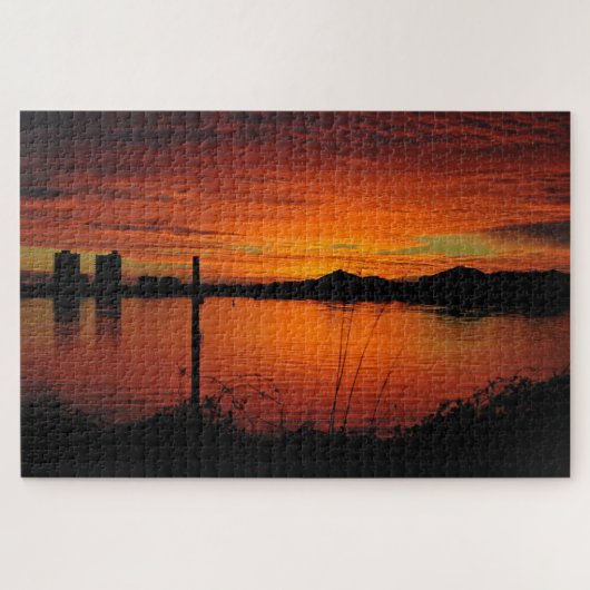Sunset on Pensacola Beach Legpuzzel (Horizontaal)