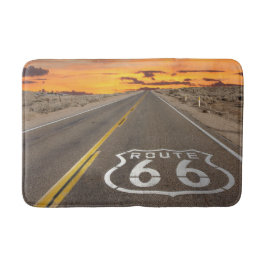 Sunset on Route 66 Bathmat Badmat