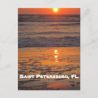 Sunset on Saint Pete Beach Briefkaart