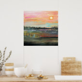 Sunset on the Bayou Poster (Keuken)